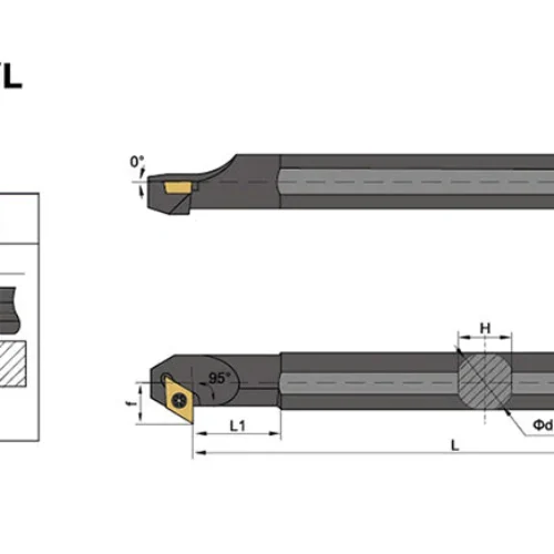 DCMT Back boring Bar 93°(SDZCL/R)